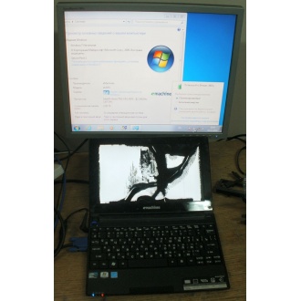 Нетбук eMachines 355-N571G25Ikk (Intel Atom N570 (2x1.66Ghz) /1024Mb DDR3 /250Gb SATA /10.1" TFT 1024x600) - Кызыл