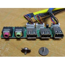 Панель передних разъемов (audio в Кызыле, USB в Кызыле, FireWire) для корпуса Chieftec (Кызыл)