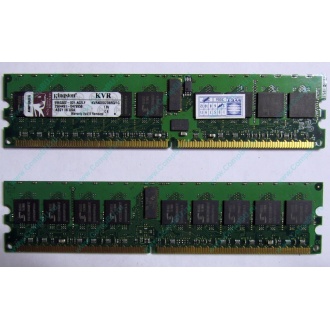 Серверная память 1Gb DDR2 Kingston KVR400D2D8R3/1G ECC Registered (Кызыл)
