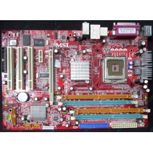 Материнская плата MSI MS-7140 915P Combo2 VER 2.0 s.775 (Кызыл)
