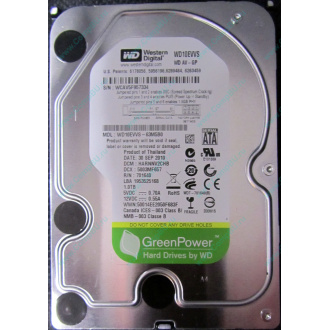 Б/У жёсткий диск 1Tb Western Digital WD10EVVS Green (WD AV-GP 1000 GB) 5400 rpm SATA (Кызыл)