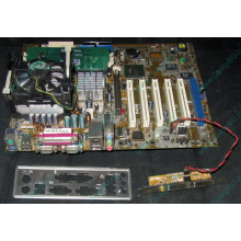 Материнская плата Asus P4PE (FireWire) с процессором Intel Pentium-4 2.4GHz s.478 и памятью 768Mb DDR1 Б/У (Кызыл)