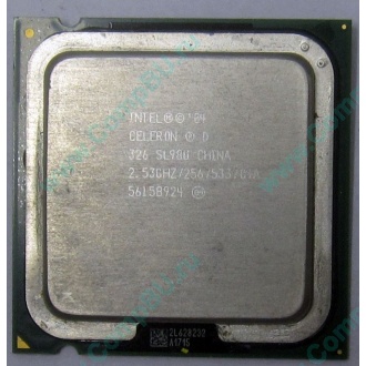Процессор Intel Celeron D 326 (2.53GHz /256kb /533MHz) SL98U s.775 (Кызыл)