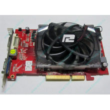 Б/У видеокарта 1Gb ATI Radeon HD4670 AGP PowerColor R73KG 1GBK3-P (Кызыл)